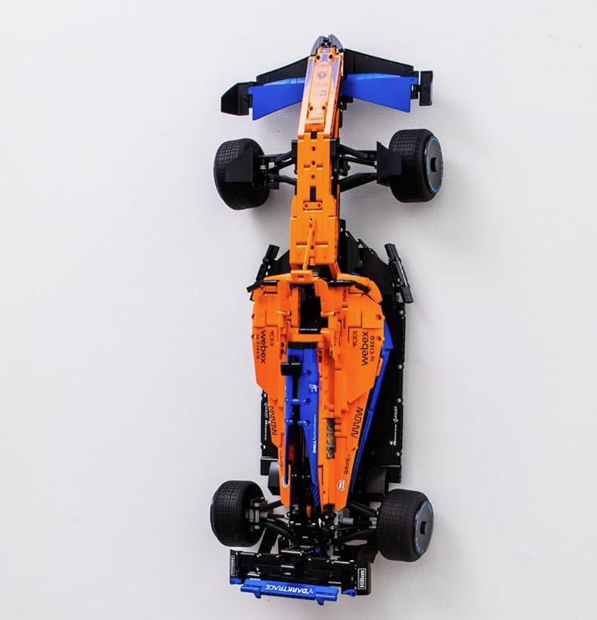 Vertical Wall Mount for LEGO Technic Mclaren F1 Race Car(42141)